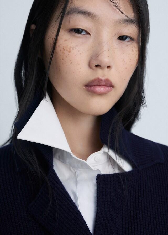 Mango Giacca Maglia Doppia Abbottonatura