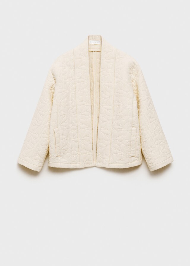 Mango Giacca Ricamo Texture