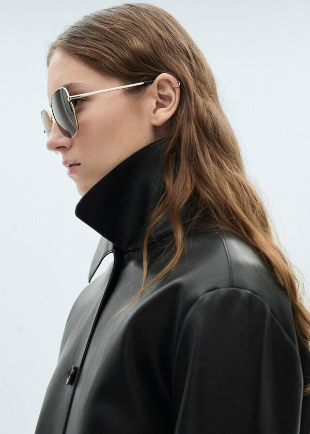 Mango Giacca Similpelle Tasche