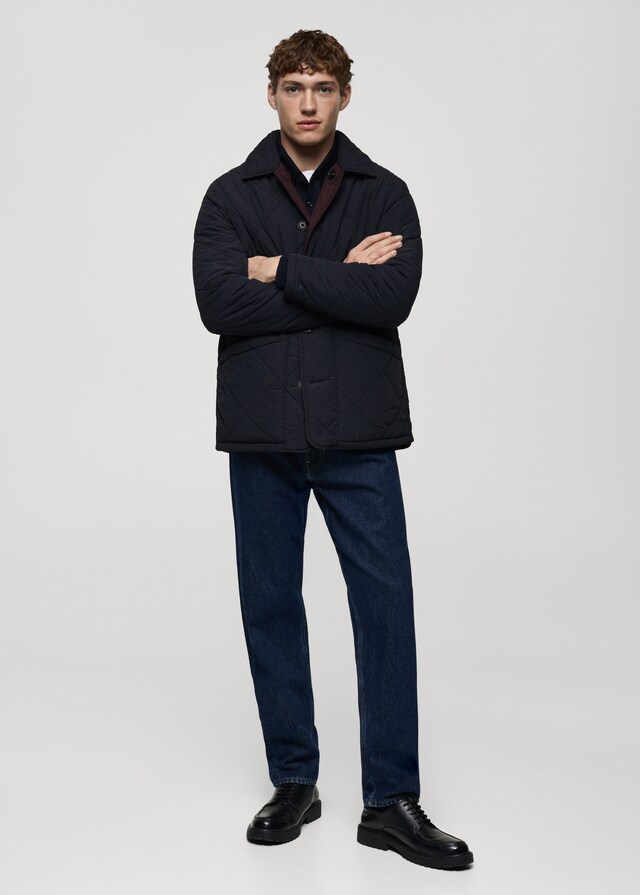 Mango Giacca Trapuntata Reversibile Bicolore