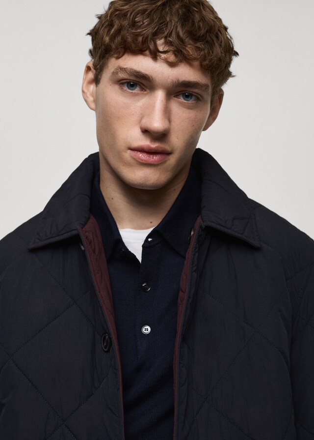 Mango Giacca Trapuntata Reversibile Bicolore