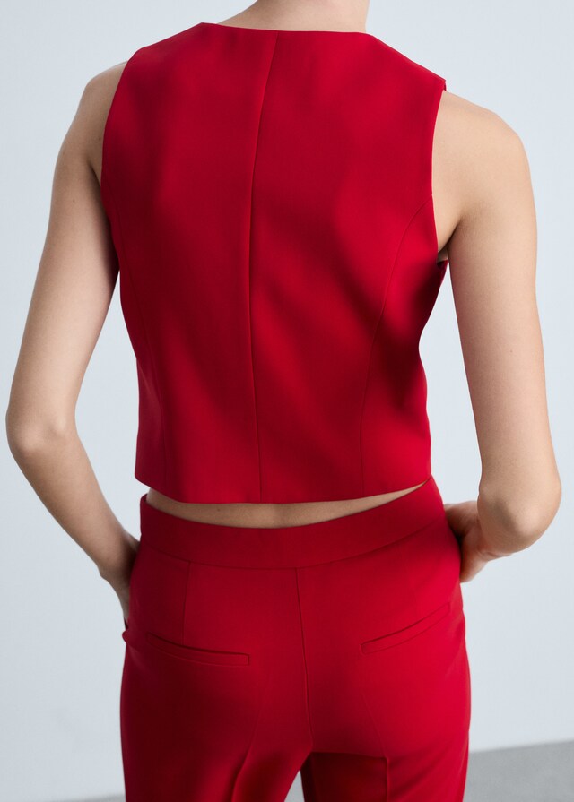 Mango Gilet Completo Bottoni