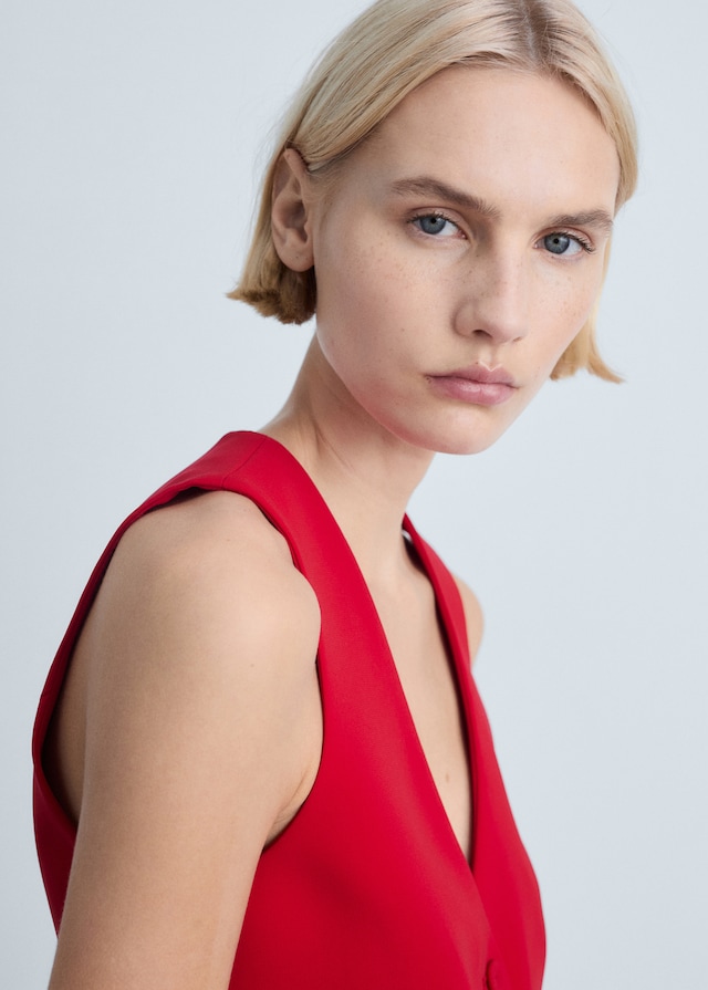 Mango Gilet Completo Bottoni