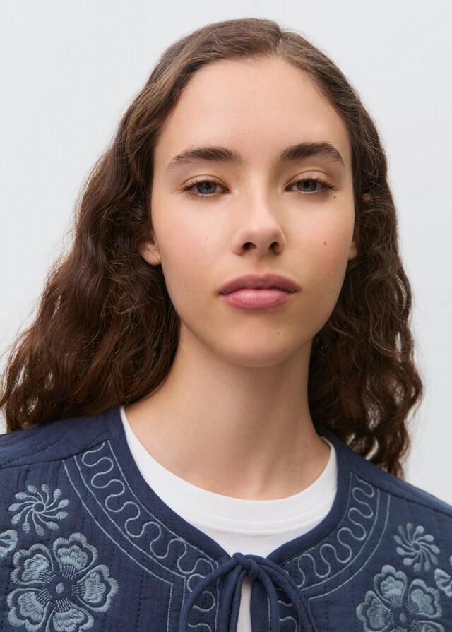 Mango Gilet Cotone Ricamo