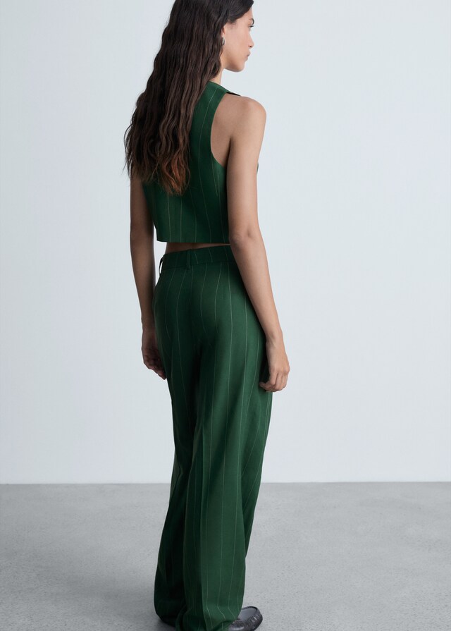 Mango Gilet Da Completo Gessato