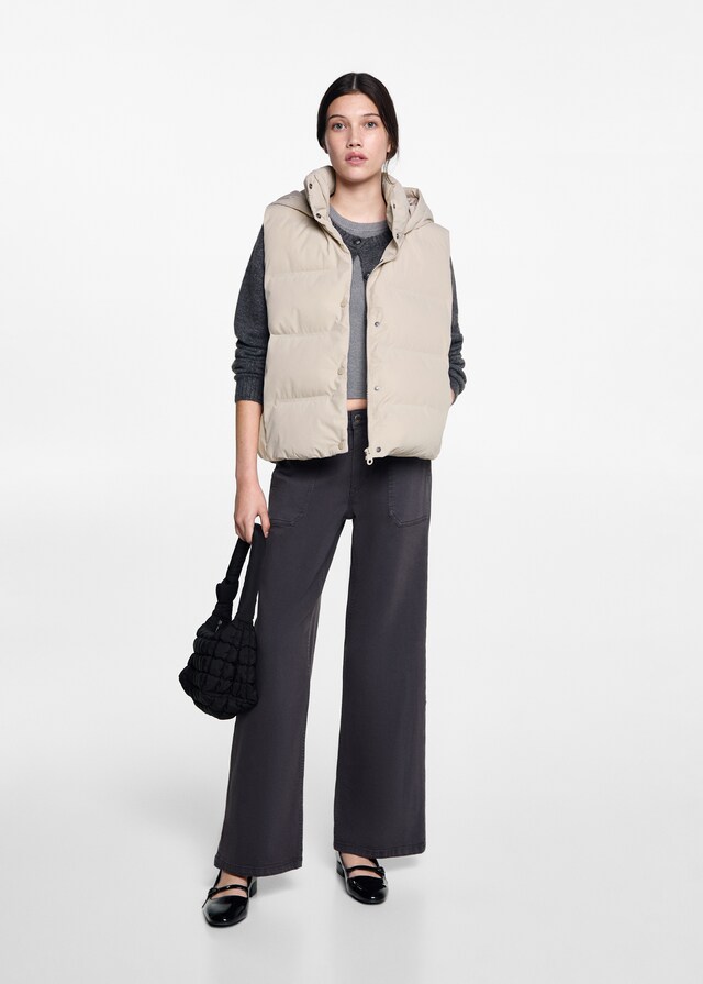 Mango Gilet Imbottito Cappuccio