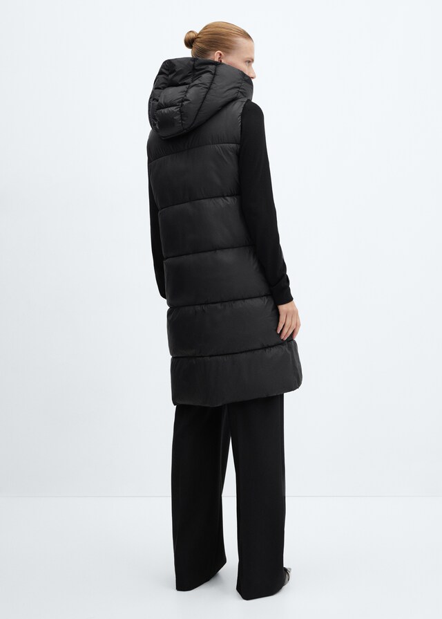 Mango Gilet Trapuntato Lungo