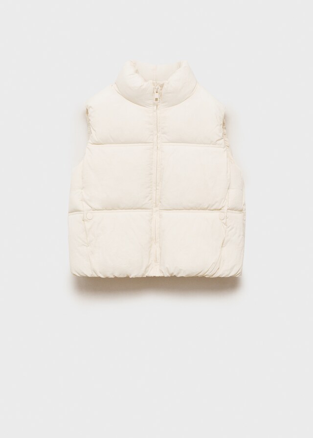 Mango Gilet Trapuntato Zip