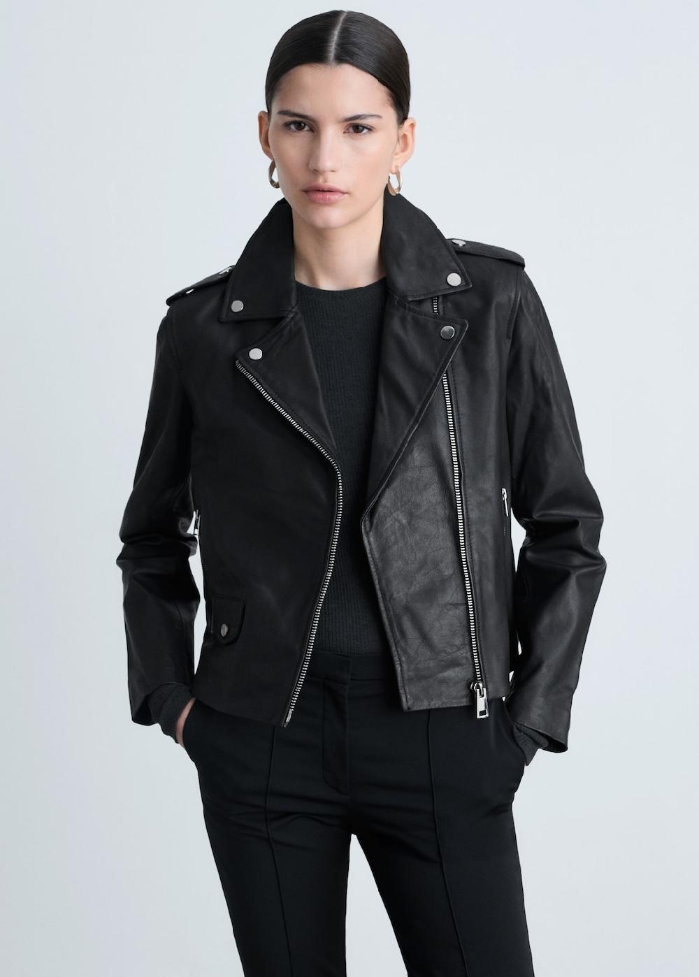 Mango Giubbotto biker pelle