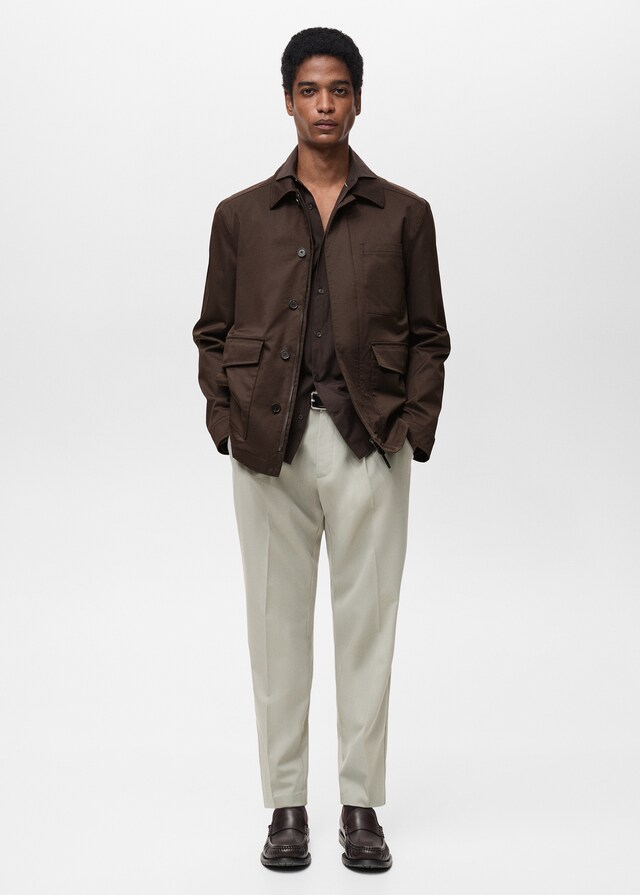 Mango Giubbotto Cotone Water Repellent