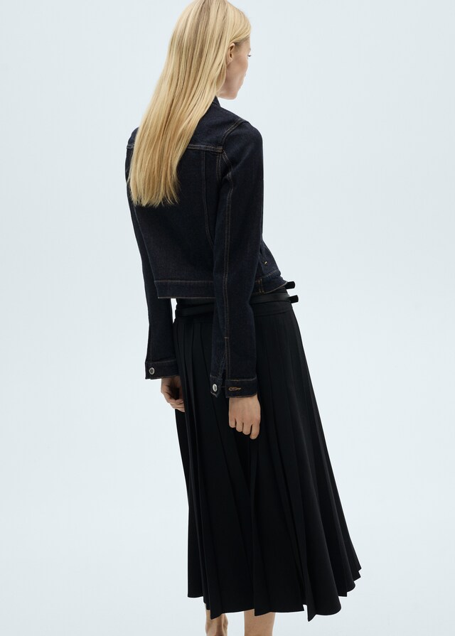 Mango Giubbotto Denim Tasche