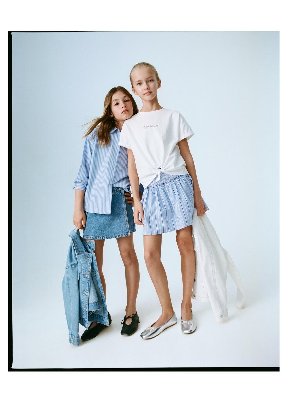 Mango Gonna corta increspature