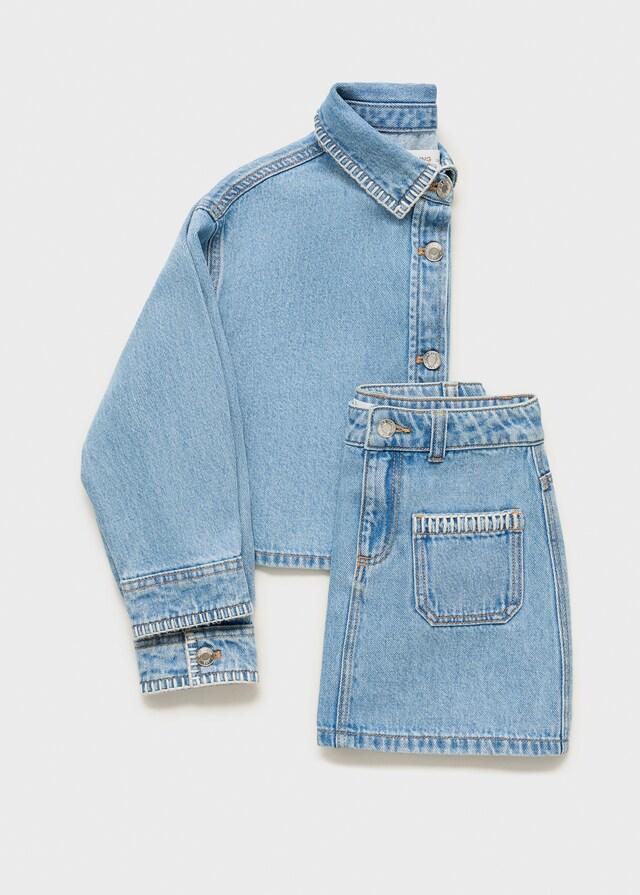 Mango Gonna Corta Jeans