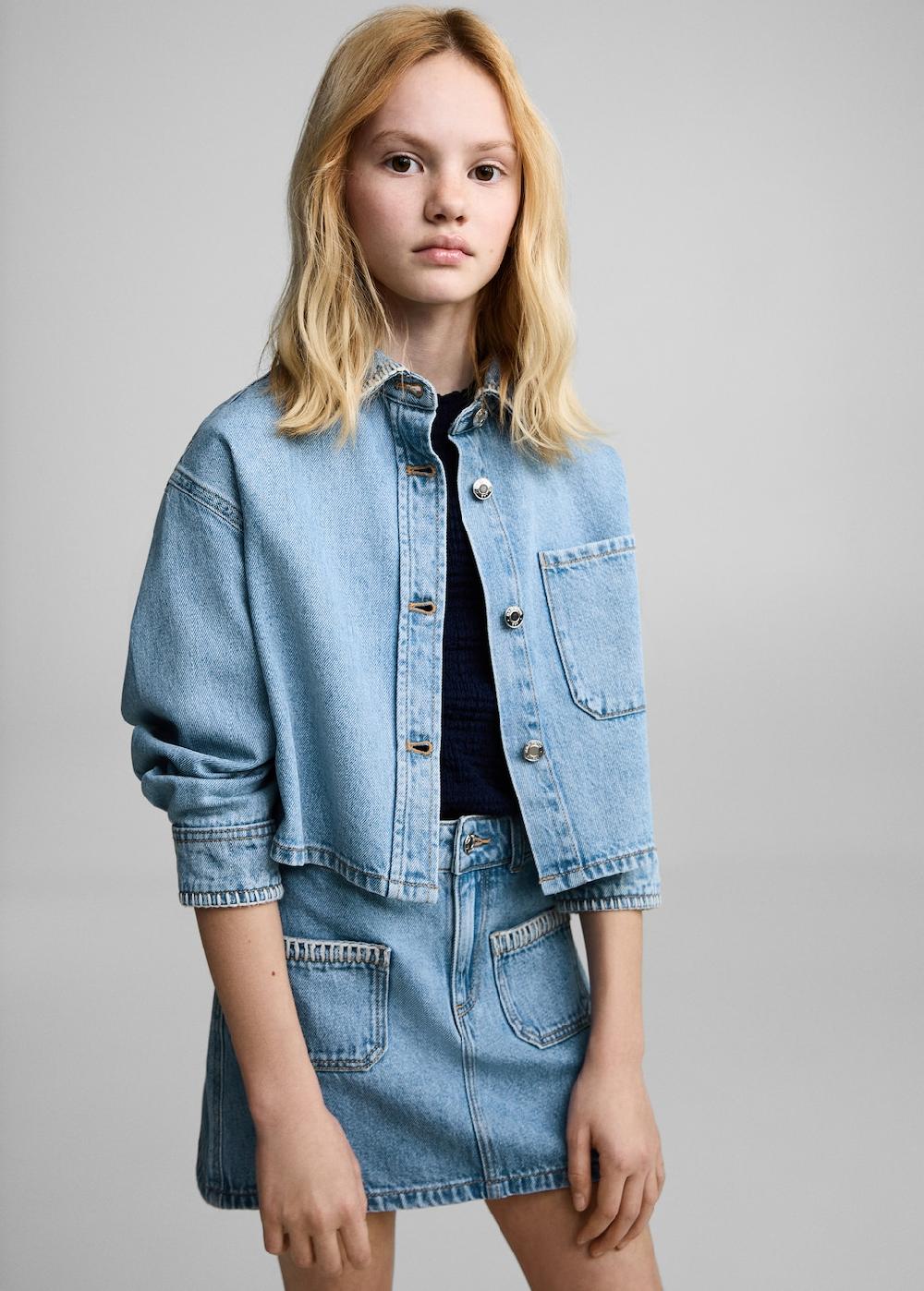 Mango Gonna corta jeans