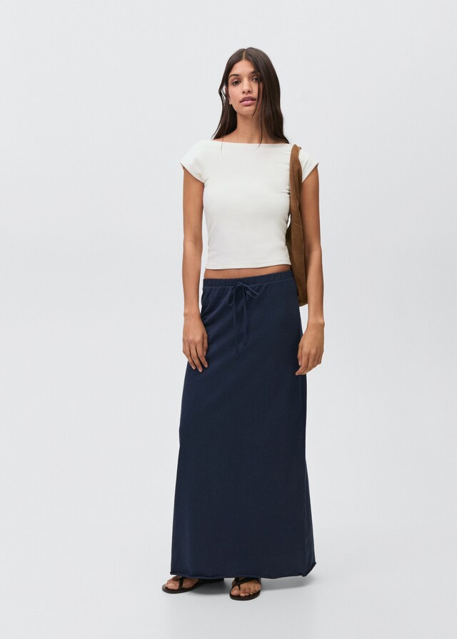 Mango Gonna Lunga Di Cotone