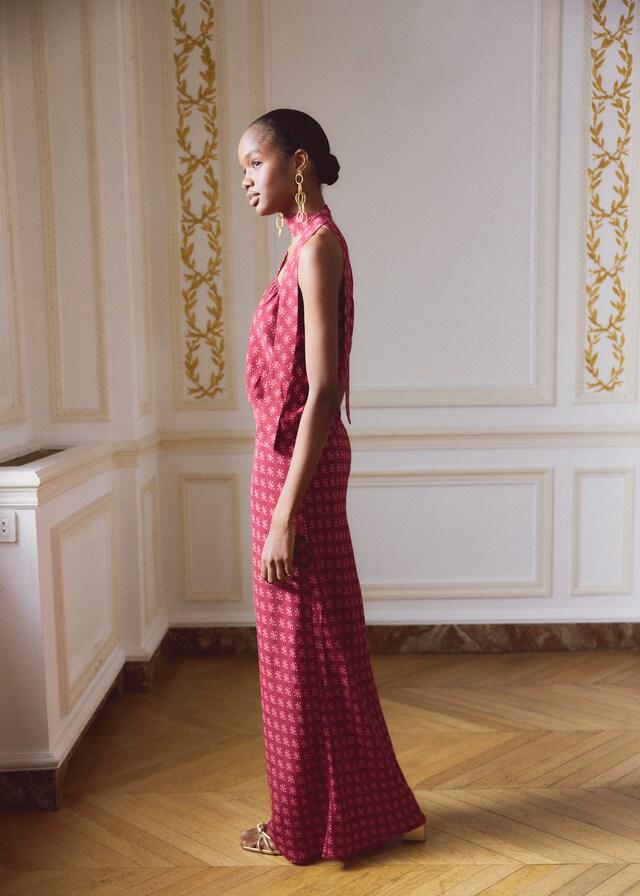 Mango Gonna Lunga Stampata