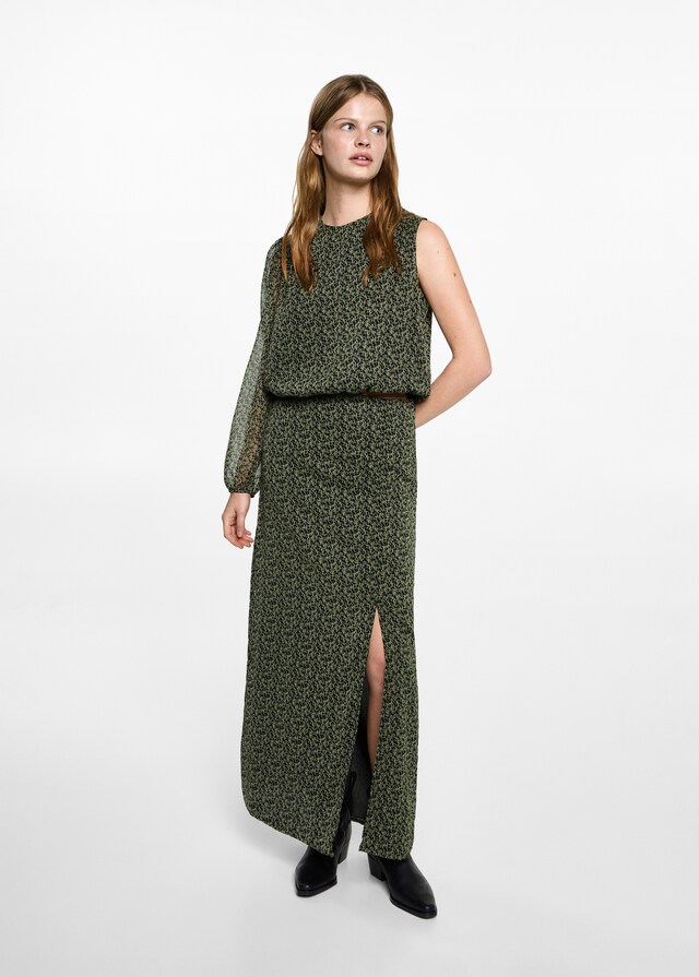 Mango Gonna Lunga Stampata