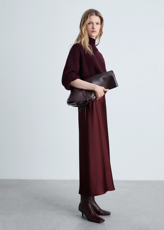 Mango Gonna Midi Satinata