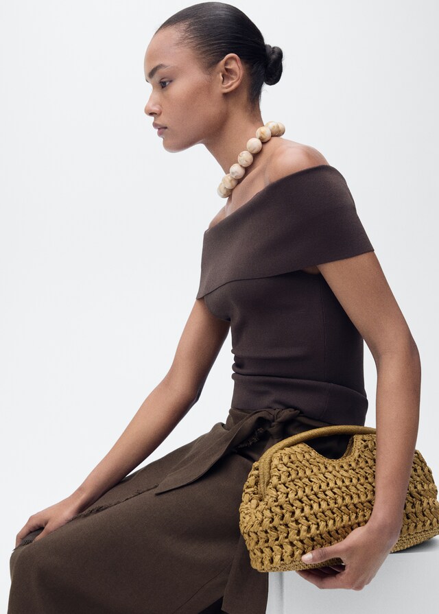 Mango Gonna Pareo Lino