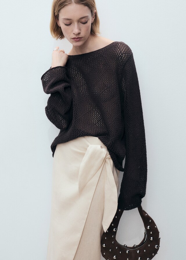 Mango Gonna Pareo Lino