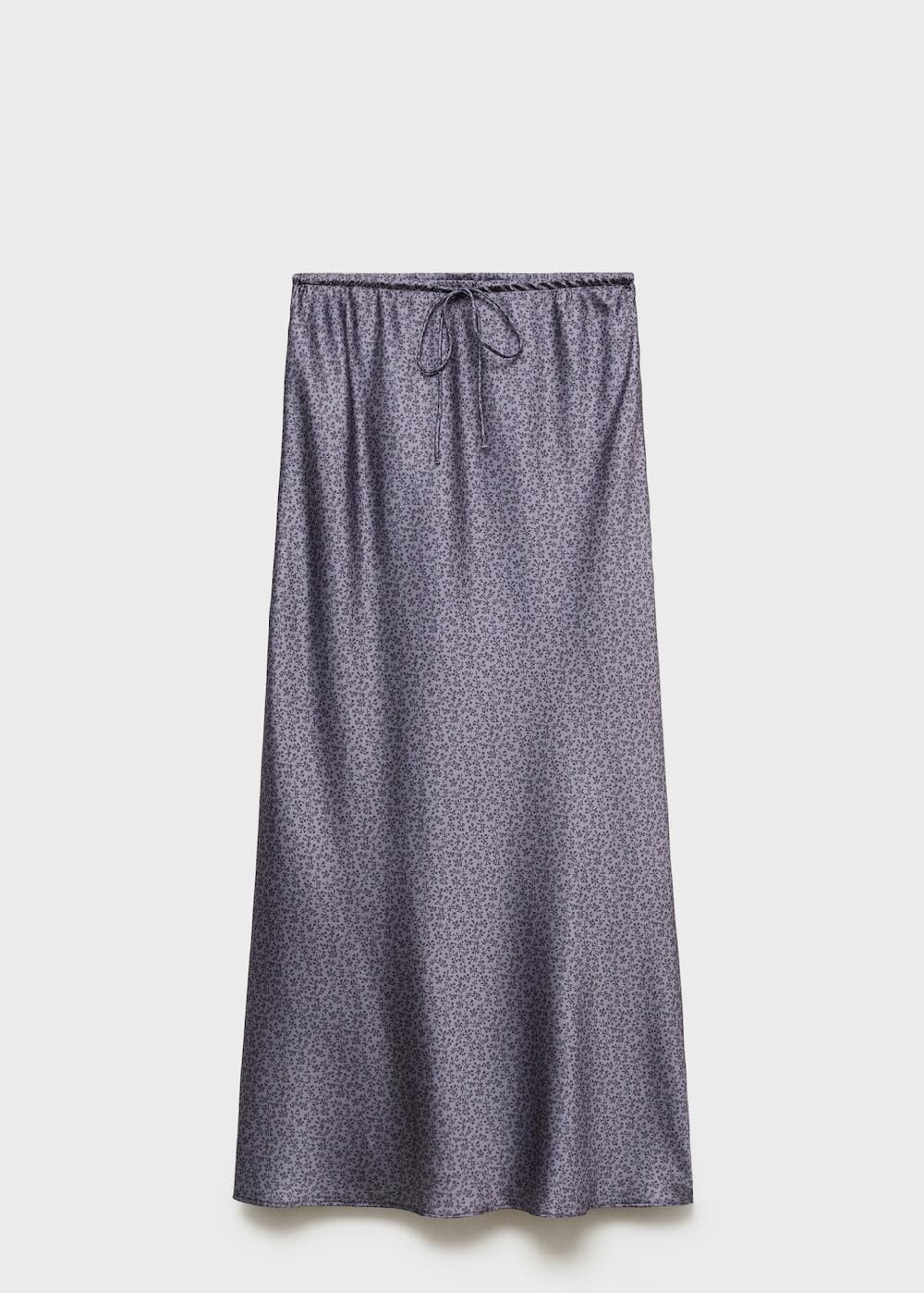 Mango Gonna satinata stampata