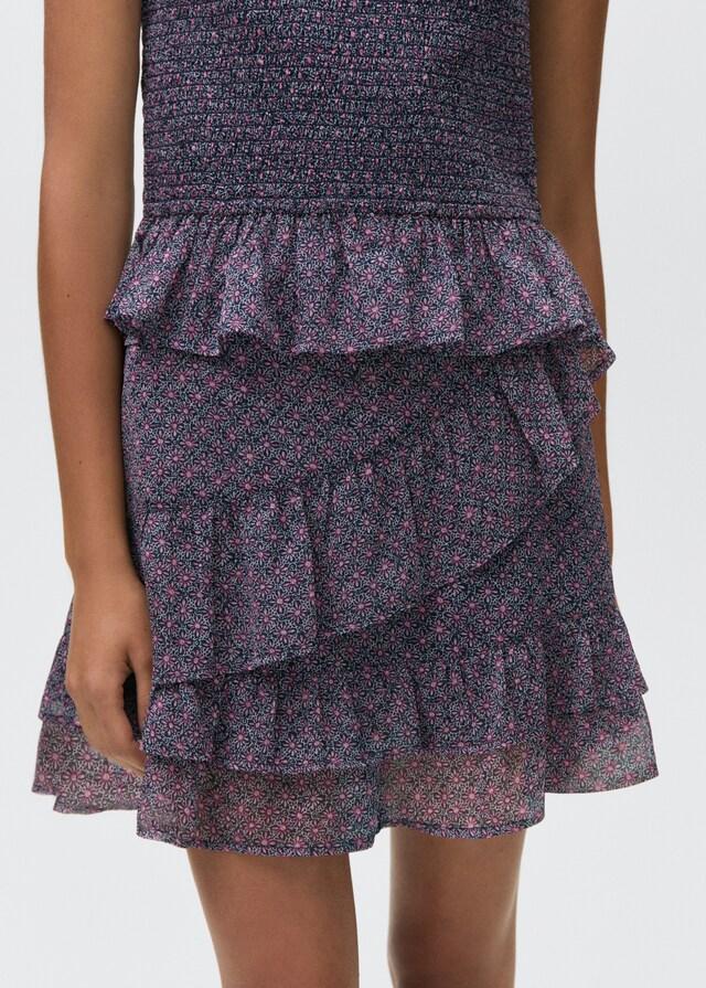 Mango Gonna Stampata Volant