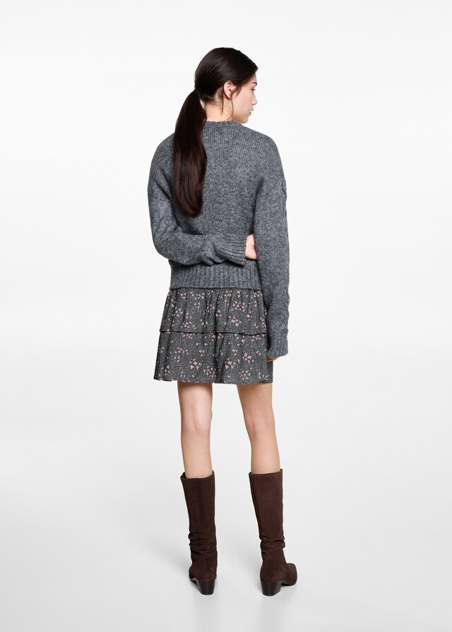 Mango Gonna Stampata Volant