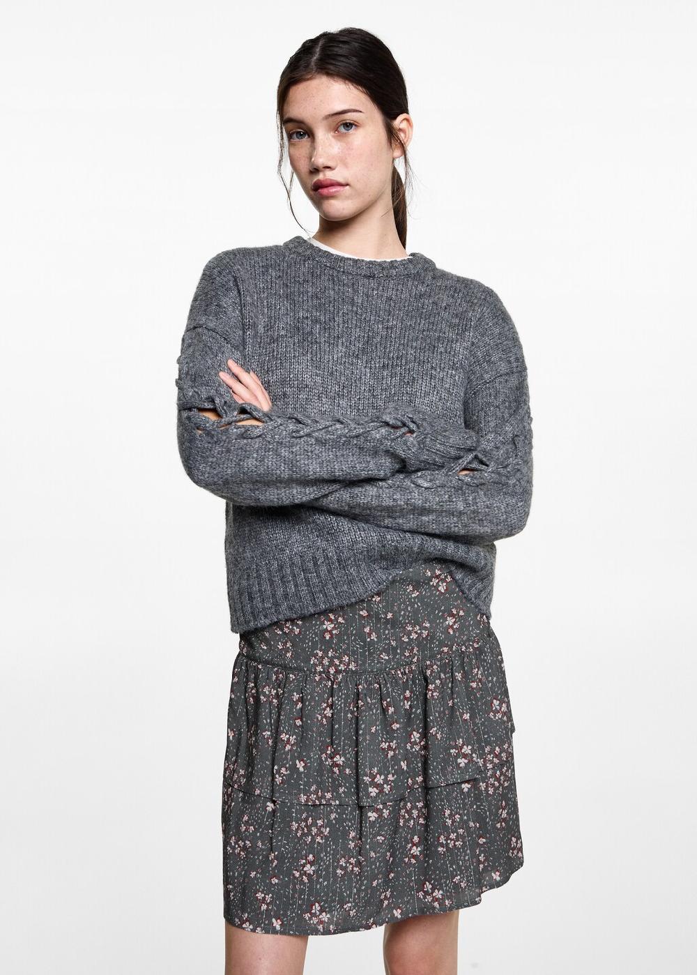 Mango Gonna stampata volant