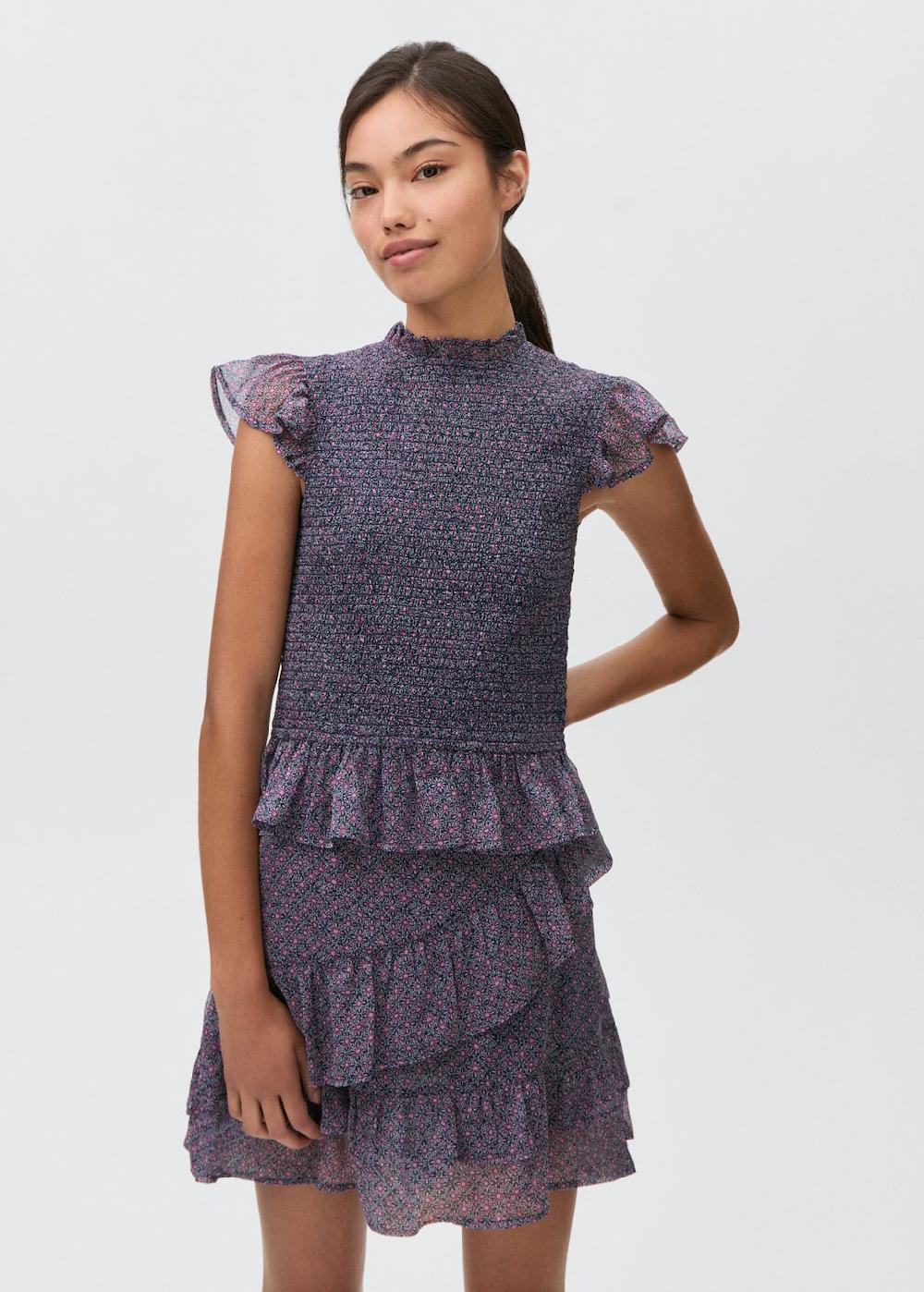 Mango Gonna stampata volant