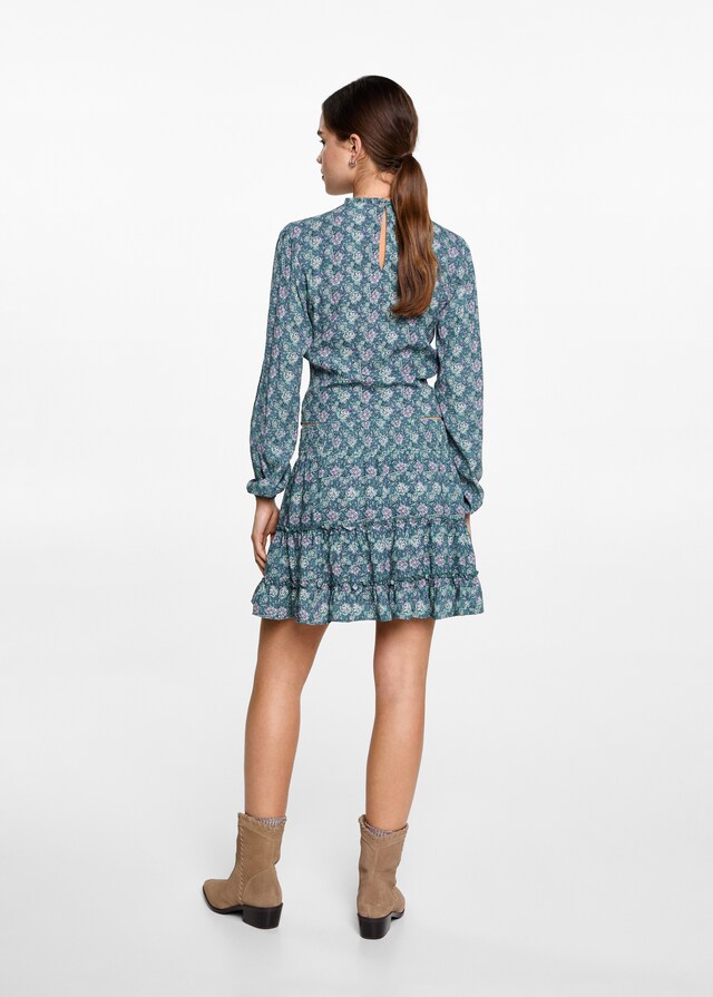 Mango Gonna Volant Stampata