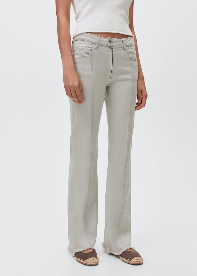 Mango Jeans A Vita Bassa Cuciture