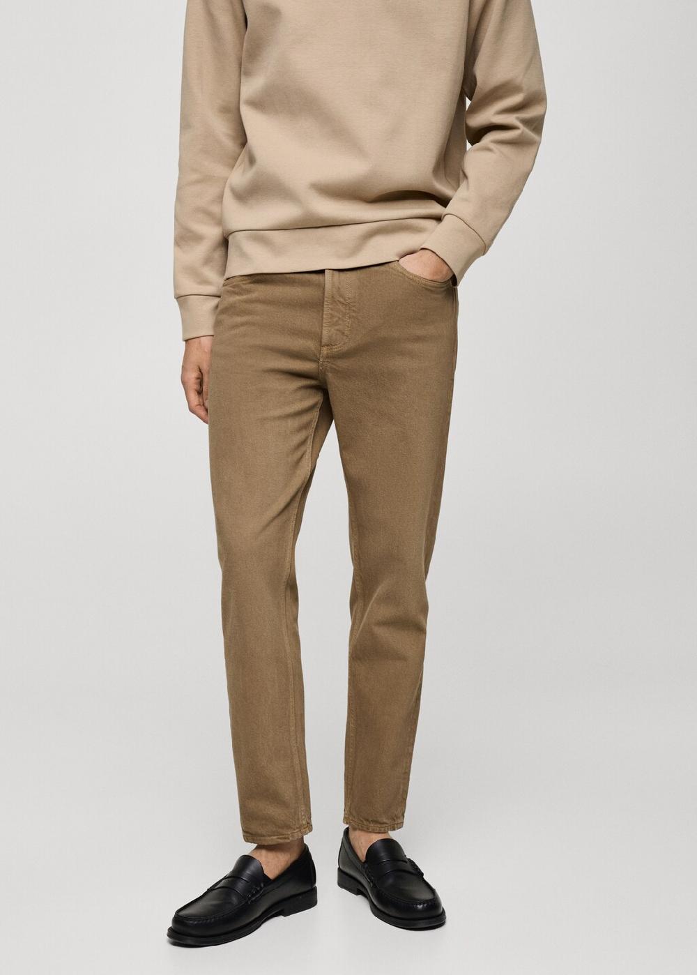 Mango Jeans Ben tapered cropped