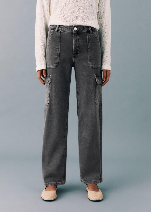 Mango Jeans Cargo Tasche