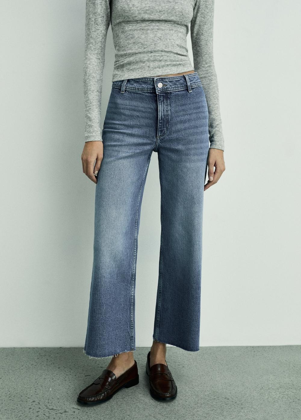 Mango Jeans Catherin culotte vita alta