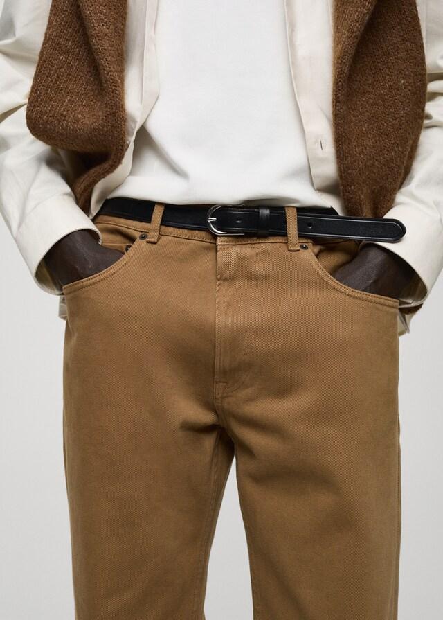 Mango Jeans Cotone Straight-fit