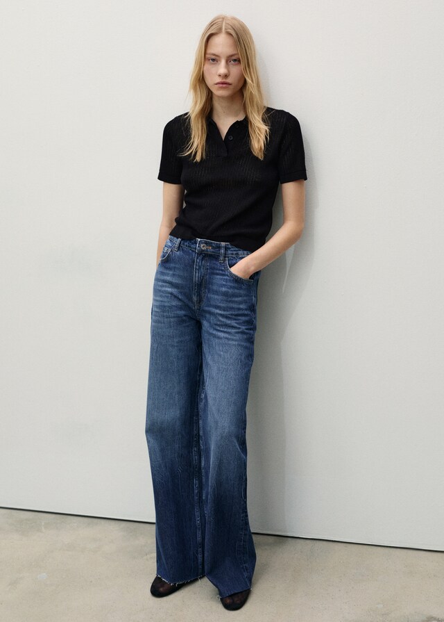 Mango Jeans Danila Wideleg Vita Alta