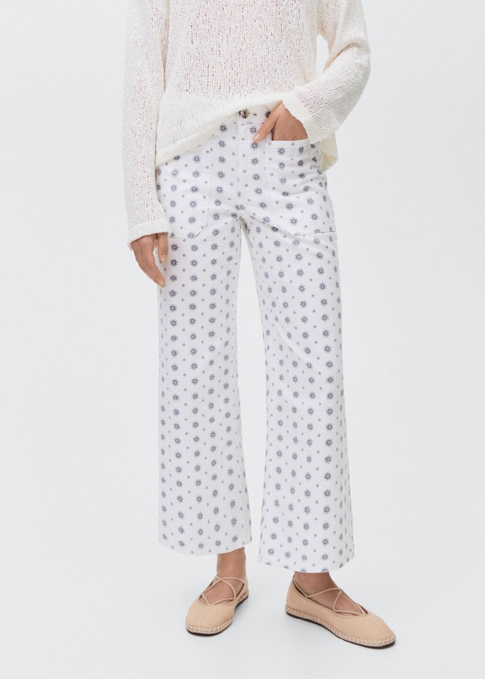 Mango Jeans diritti stampati