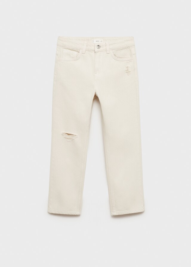 Mango Jeans Diritti Strappi Decorativi