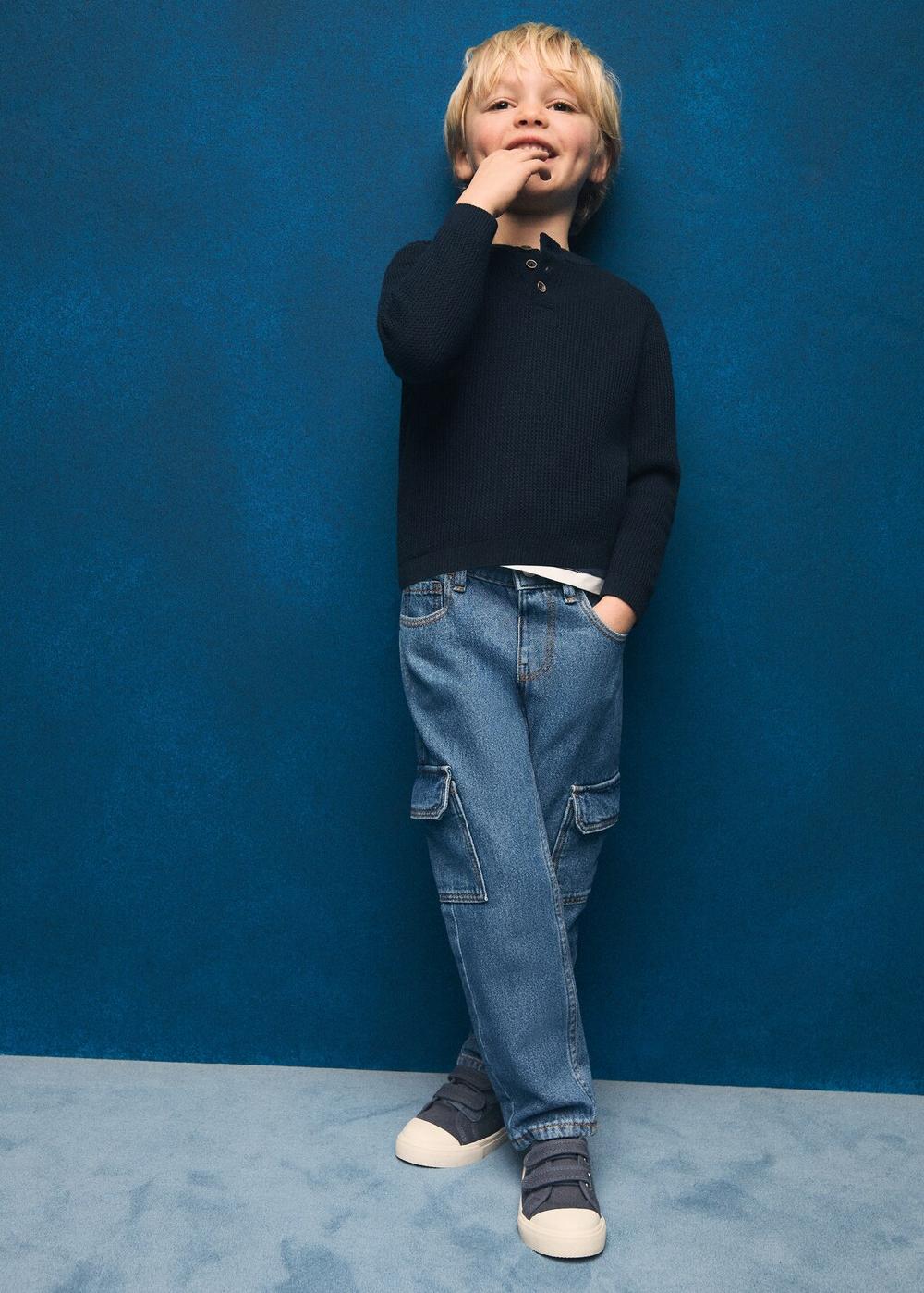 Mango Jeans dritti stile cargo