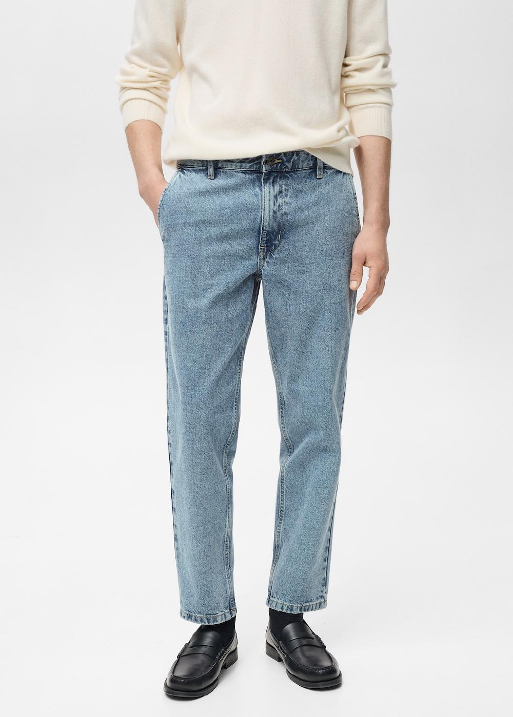 Mango Jeans effetto consumato straight-fit