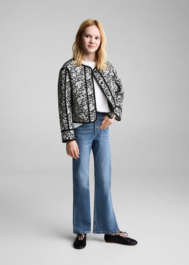 Mango Jeans Flare Bottoni