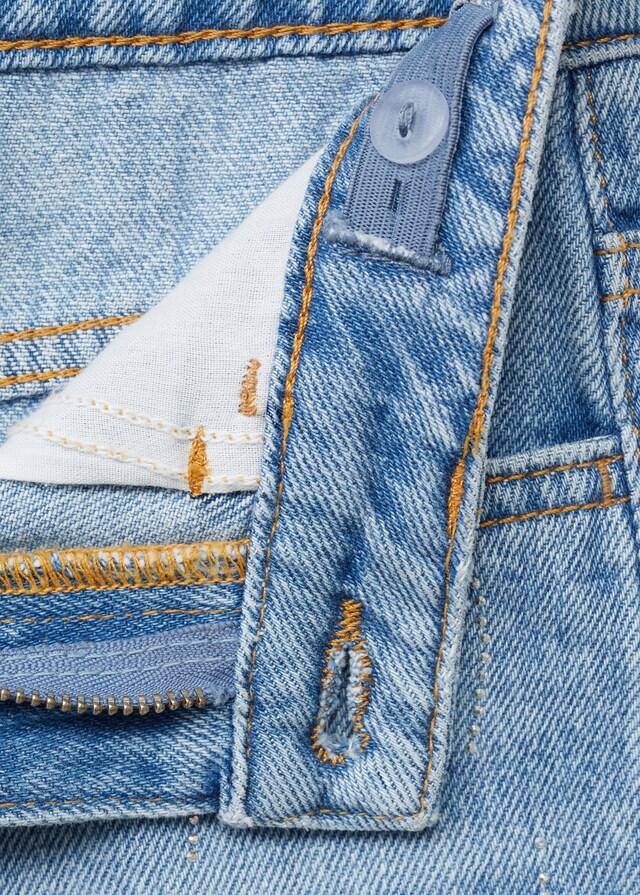 Mango Jeans Mom-fit Con Dettagli Brillanti