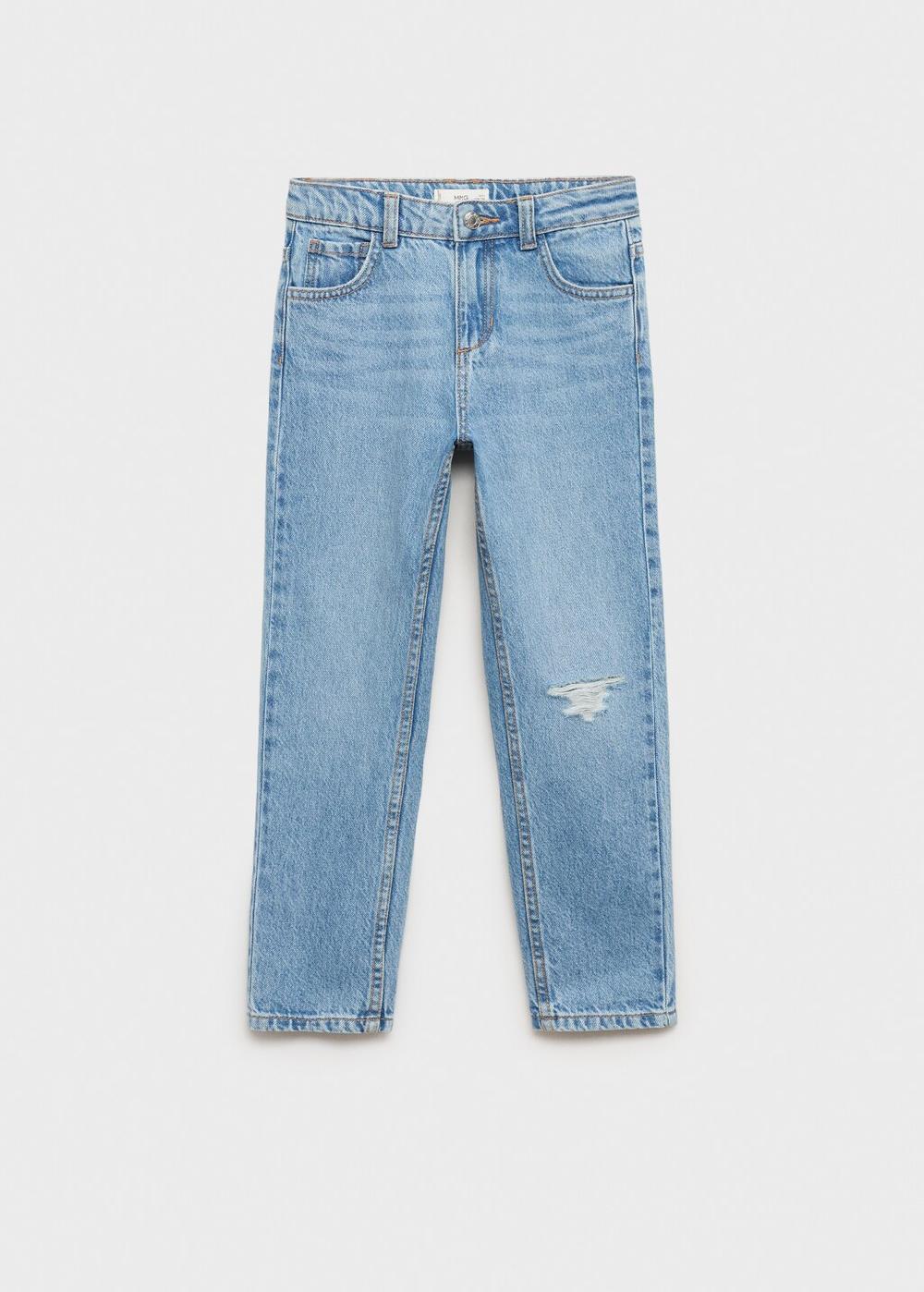 Mango Jeans mom-fit strappi decorativi