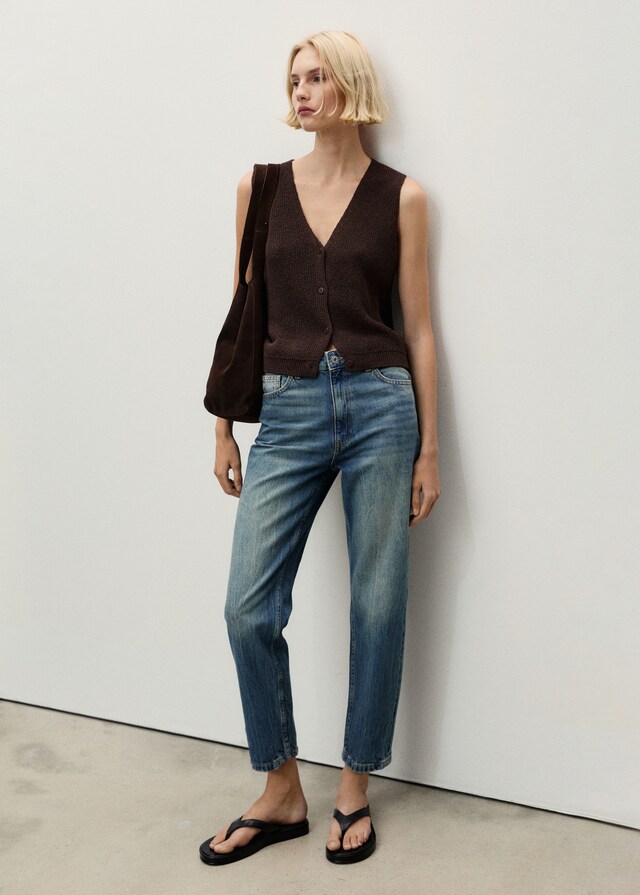 Mango Jeans Mom2000 Vita Alta