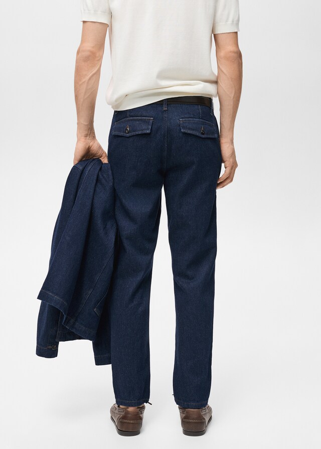Mango Jeans Regular-fit Lavaggio Scuro
