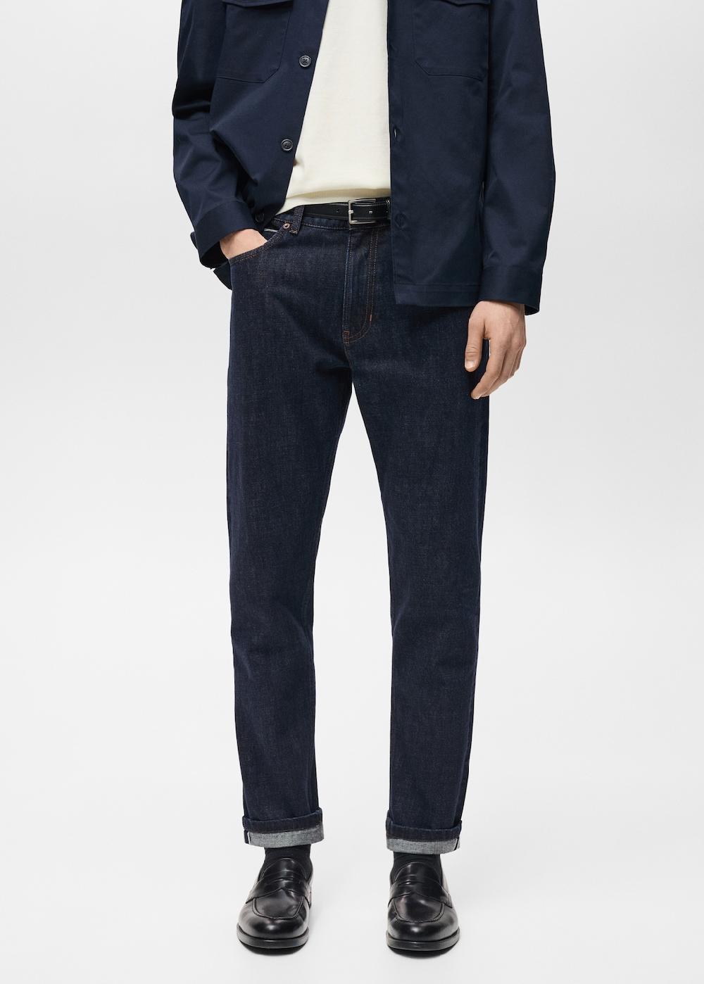 Mango Jeans selvedge tapered-fit