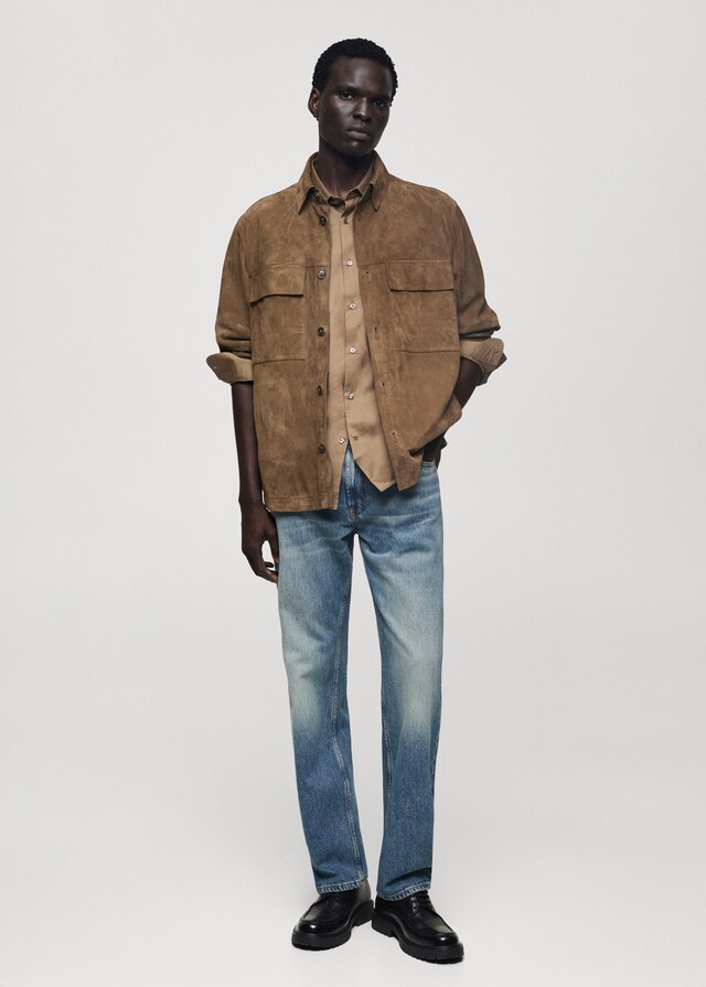 Mango Jeans Straight-fit Effetto Consumato