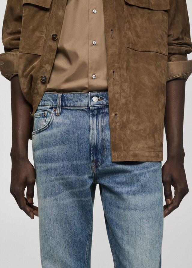 Mango Jeans Straight-fit Effetto Consumato