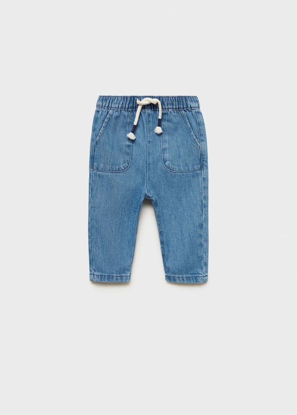 Mango Jeans vita elasticizzata laccio