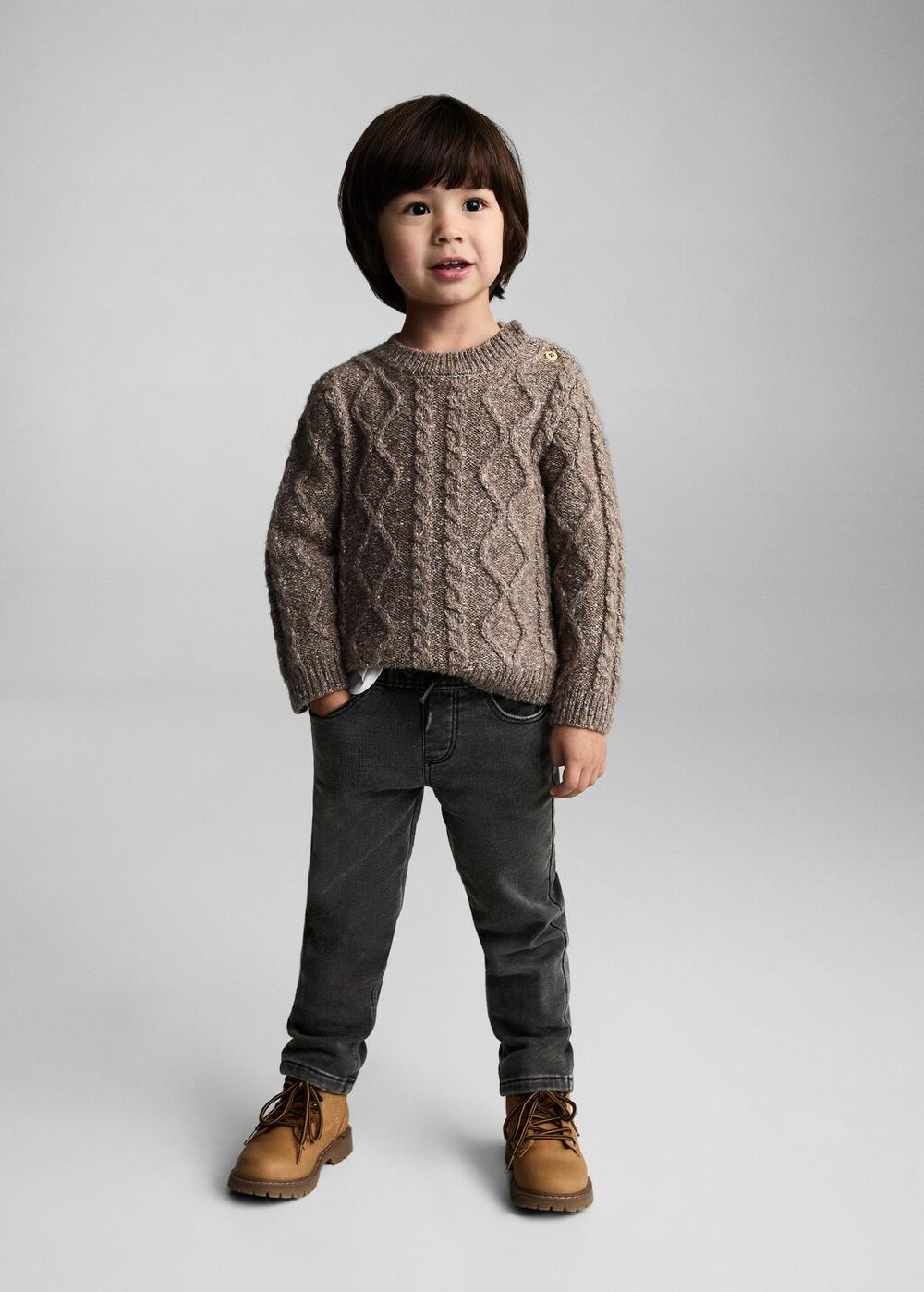 Mango Jeans vita elasticizzata laccio